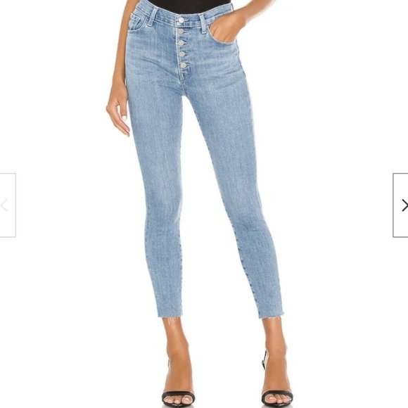 NWOT J Brand Lillie High Rise Light Wash Ankle Jeans In Verity Sz 29 - Picture 2 of 8